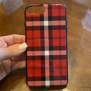 Casely Christmas plaid-  I phone 8plus case fits 7plus too